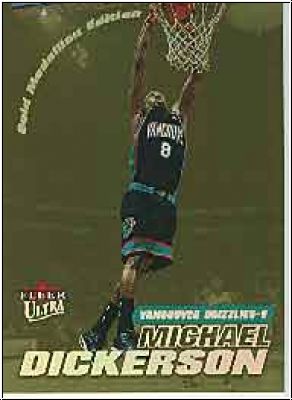 NBA 2000 / 01 Ultra Gold Medallion - No 67G - Michael Dickerson