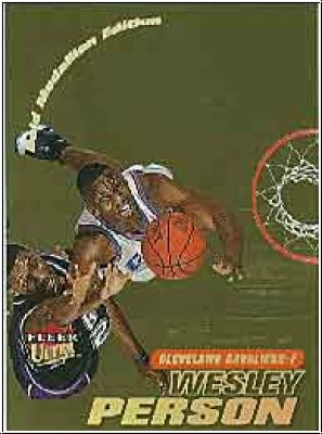 NBA 2000 / 01 Ultra Gold Medallion - No 128G - Wesley Person