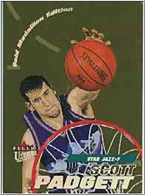 NBA 2000 / 01 Ultra Gold Medallion - No 173G - Scott Padgett