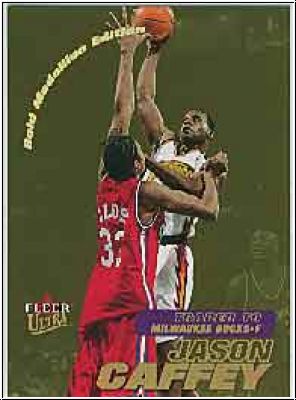 NBA 2000 / 01 Ultra Gold Medallion - No 153G - Jason Caffey