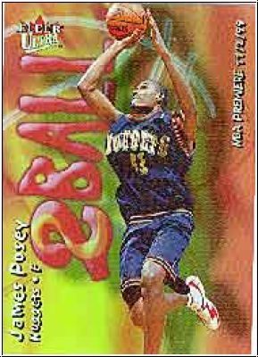 NBA 2000 / 01 Ultra Two Ball Platinum - No 7 of 15 TB - James Posey