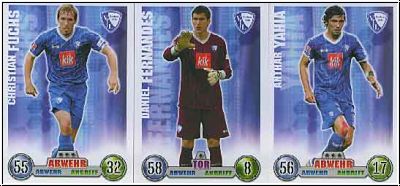 Fussball 2009 Topps Match Attax - VFL Bochum komplettes Set mit Vereins Logo