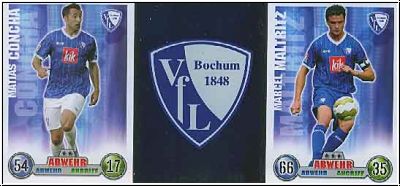 Fussball 2009 Topps Match Attax - VFL Bochum komplettes Set mit Vereins Logo