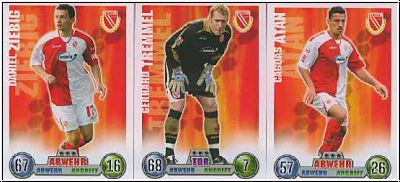 Fussball 2009 Topps Match Attax - Energie Cottbus komplettes Set mit Vereins Logo