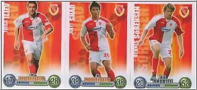 Fussball 2009 Topps Match Attax - Energie Cottbus komplettes Set mit Vereins Logo