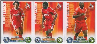 Soccer 2009 Topps Match Attax - 1. FC Köln complete set - no special cards