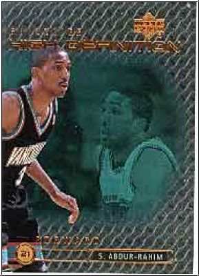 NBA 1999 / 00 Upper Deck High Definition - No HD 4 - Shareef Abdur-Rahim