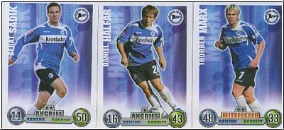 Fussball 2009 Topps Match Attax - Arminia Bielefeld komplettes Set mit Vereinslogo