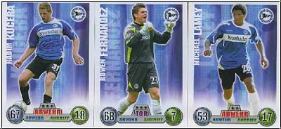 Soccer 2009 Topps Match Attax - Arminia Bielefeld complete set with club logo