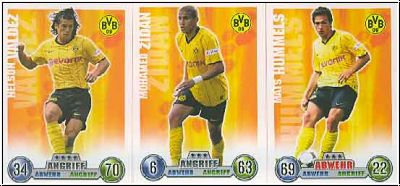 Soccer 2009 Topps Match Attax - Borussia Dortmund complete set with club logo