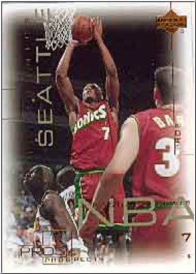 NBA 2000/01 Upper Deck Pros &amp; Prospects - No. 77 - Lewis