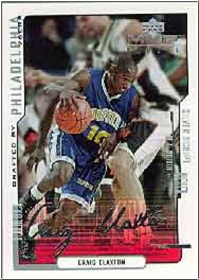 NBA 2000/01 Upper Deck MVP Silver Script - No 211 - Claxton