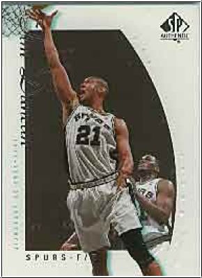 NBA 1999 / 00 SP Authentic - No 73 - Tim Duncan