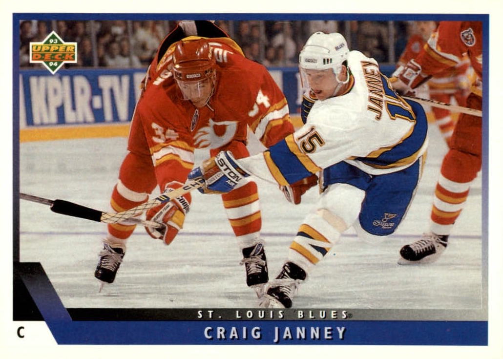 NHL 1993 / 94 Upper Deck - No 323 - Craig Janney