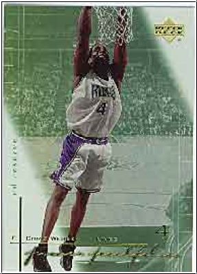 NBA 2000 / 01 UD Reserve Power Portfolios - No PW2 - Chris Webber