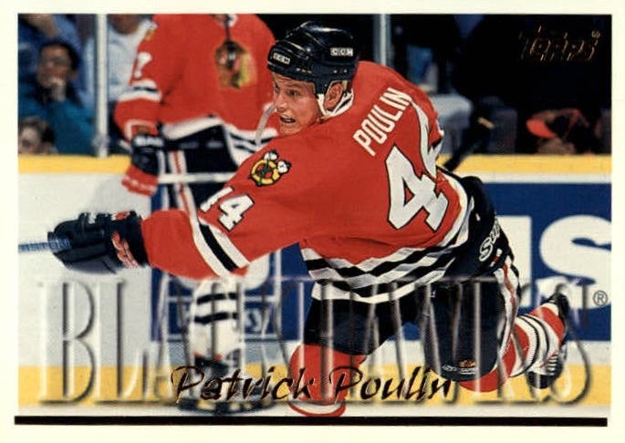NHL 1995 / 96 Topps - No 326 - Patrick Poulin