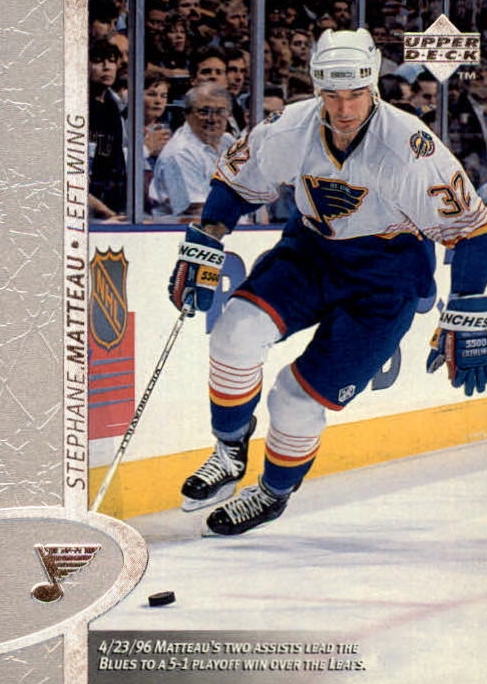 NHL 1996 / 97 Upper Deck - No 326 - Stephane Matteau