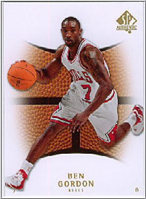 NBA 2007/08 SP Authentic - No. 73 - Ben Gordon