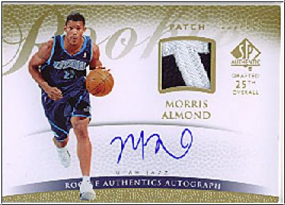 NBA 2007 / 08 SP Authentic - No 133 - Morris Almond