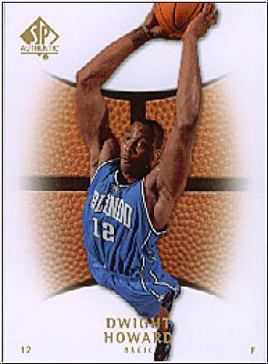 NBA 2007/08 SP Authentic - No. 48 - Dwight Howard