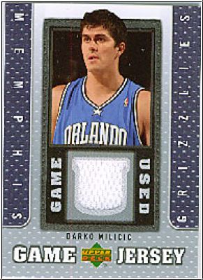 NBA 2007 / 08 Upper Deck UD Game Jersey - No GJ-DM