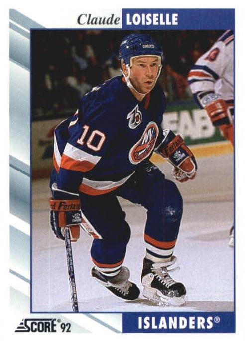 NHL 1992 / 93 Score - No 328 - Claude Loiselle