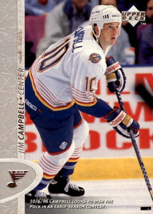 NHL 1996 / 97 Upper Deck - No 328 - Jim Campbell