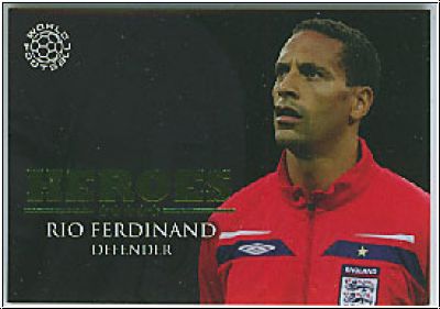 Soccer 2009 futera World Football - No HER17 - Rio Ferdinand