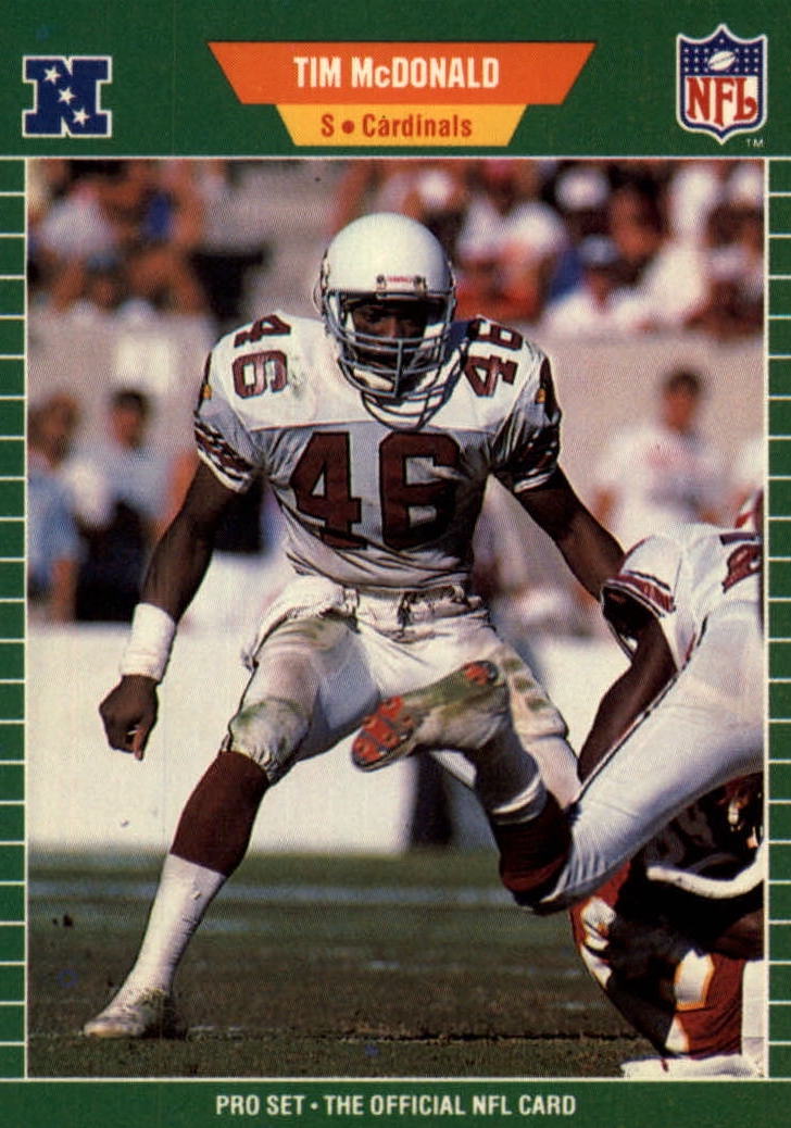 NFL 1989 ProSet - No 329 - Tim McDonald