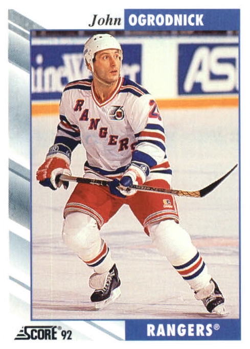 NHL 1992 / 93 Score - No 329 - John Ogrodnick