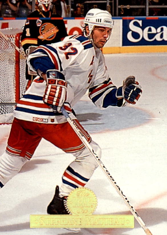 NHL 1994 / 95 Leaf - No 32 - Stephane Matteau