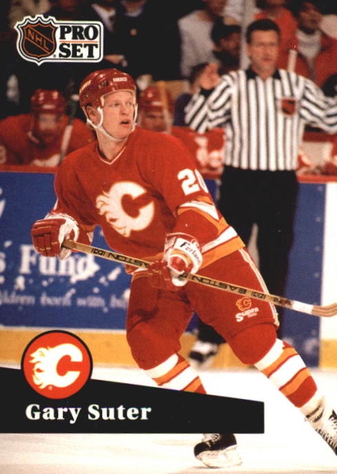 NHL 1991-92 ProSet French - No 32 - Gary Suter