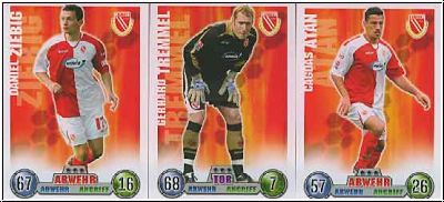 Soccer 2009 Topps Match Attax - Energie Cottbus complete set with club logo and 2x Branko Jelic