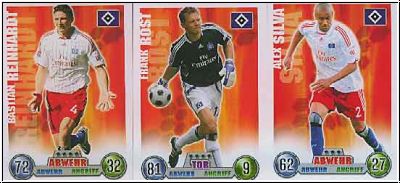 Soccer 2009 Topps Match Attax - Hamburger SV complete set with club logo