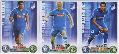 Soccer 2009 Topps Match Attax - TSG Hoffenheim complete set with club logo