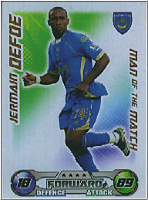 Soccer 2009 Topps Match Attax Premier League - J. Defoe