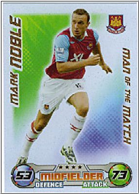 Fussball 2009 Topps Match Attax Premier League - Mark Noble