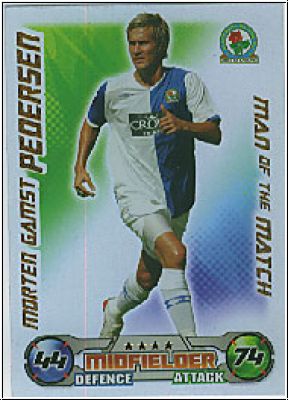 Soccer 2009 Topps Match Attax Premier League - M. Pedersen