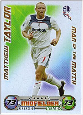 Fussball 2009 Topps Match Attax Premier League - M. Taylor