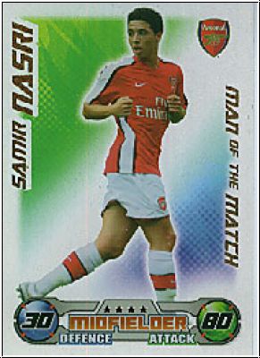 Fussball 2009 Topps Match Attax Premier League - S. Nasri