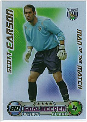 Fussball 2009 Topps Match Attax Premier League - S. Carson