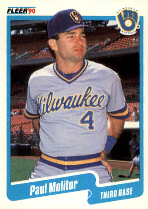 MLB 1990 Fleer - No 330 - Paul Molitor