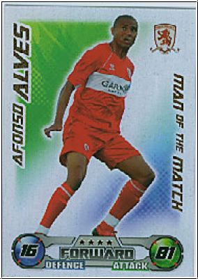 Soccer 2009 Topps Match Attax Premier League - A. Alves