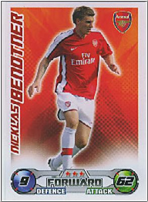 Fussball 2009 Topps Match Attax Premier League - N. Bendtner