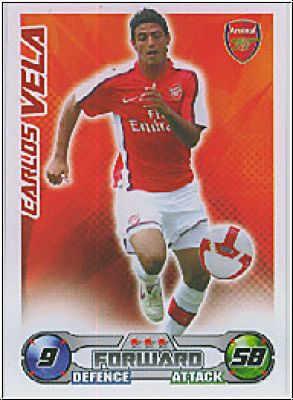 Soccer 2009 Topps Match Attax Premier League - C. Vela