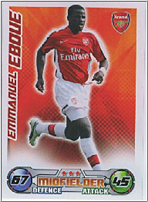 Soccer 2009 Topps Match Attax Premier League - E. Eboue