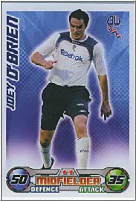 Soccer 2009 Topps Match Attax Premier League - J. O'Brien