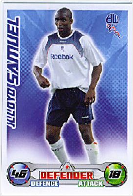 Soccer 2009 Topps Match Attax Premier League - J. Samuel