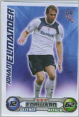 Soccer 2009 Topps Match Attax Premier League - J. Elmander