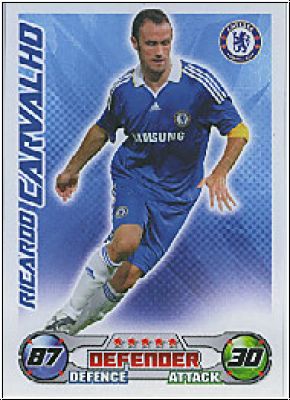 Fussball 2009 Topps Match Attax Premier League - R. Carvalho